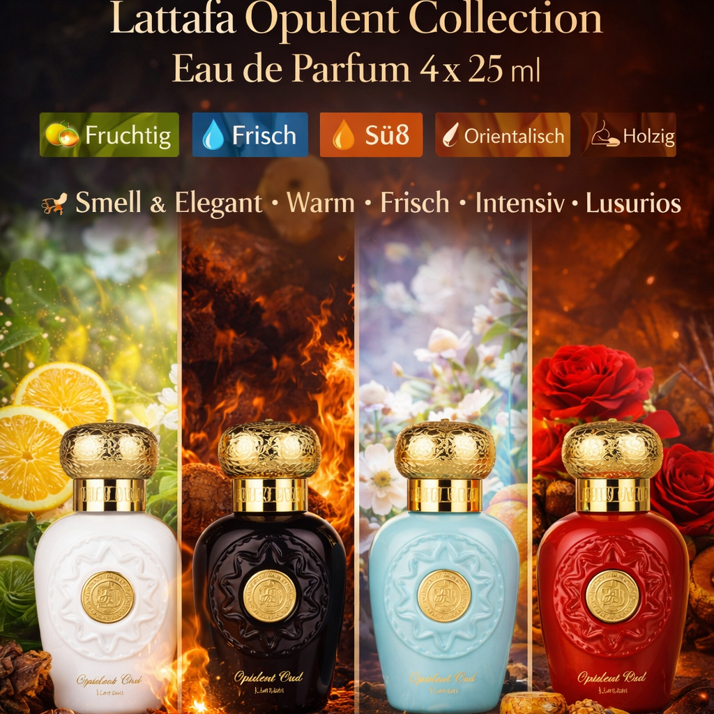 Lattafa Opulent Collection Eau de Parfum 4x 25ml